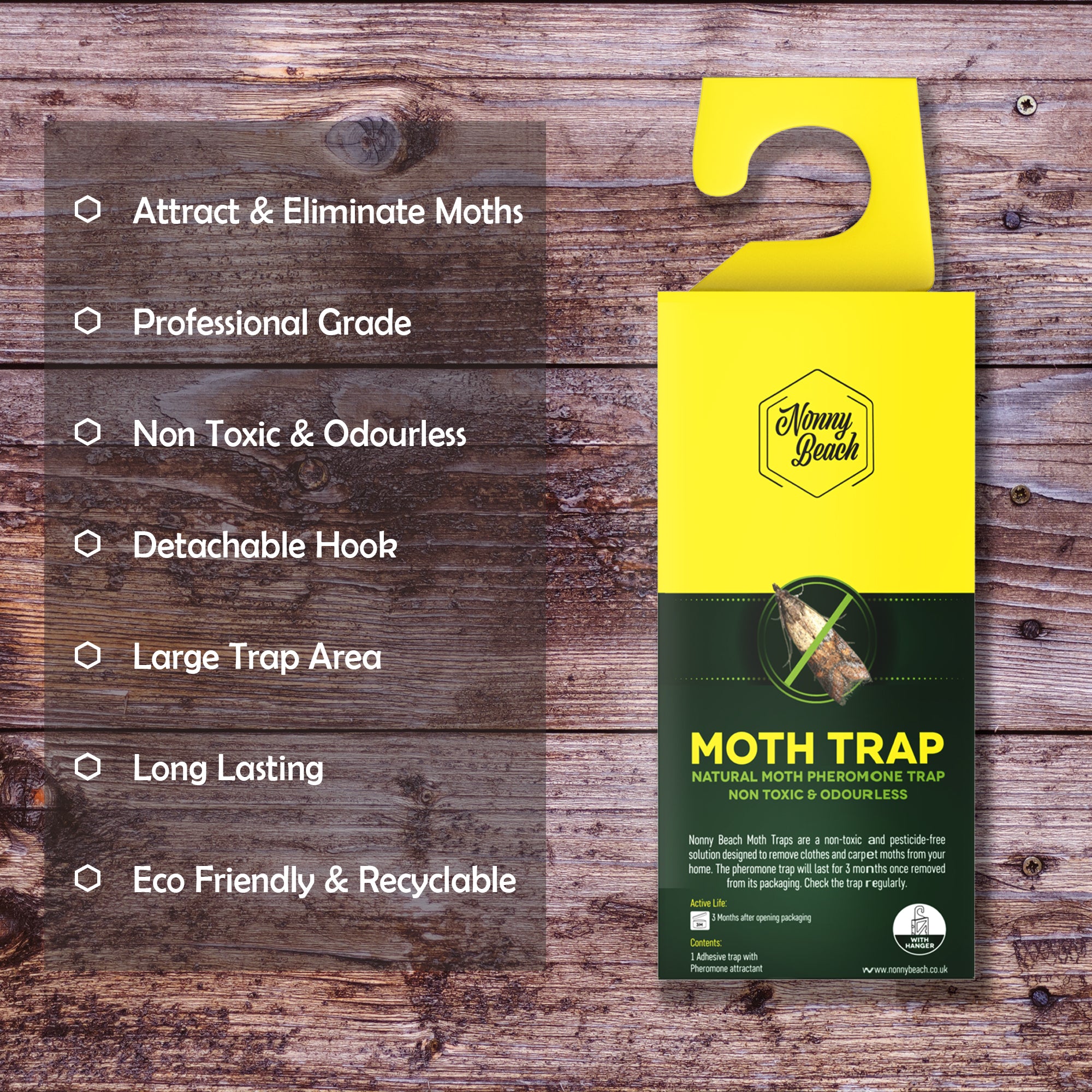 Pro Pest Clothes Moth Traps